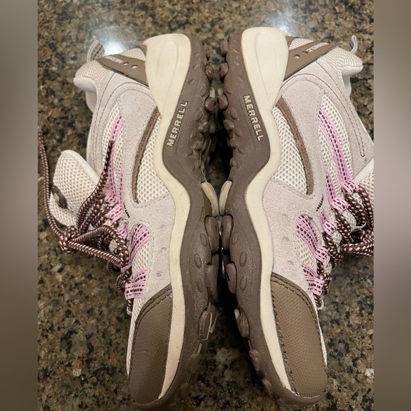 Merrell Women’s Size 6 Air Cushion Shoe Purple Brown Gray Taupe Great Condition - Picture 1 of 12